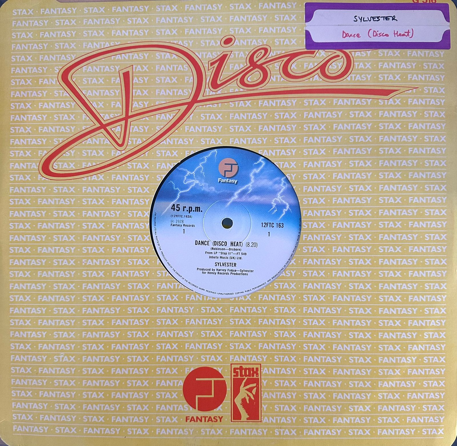 Sylvester – Dance (Disco Heat) (MINT, FUNDA VG+) BOX1