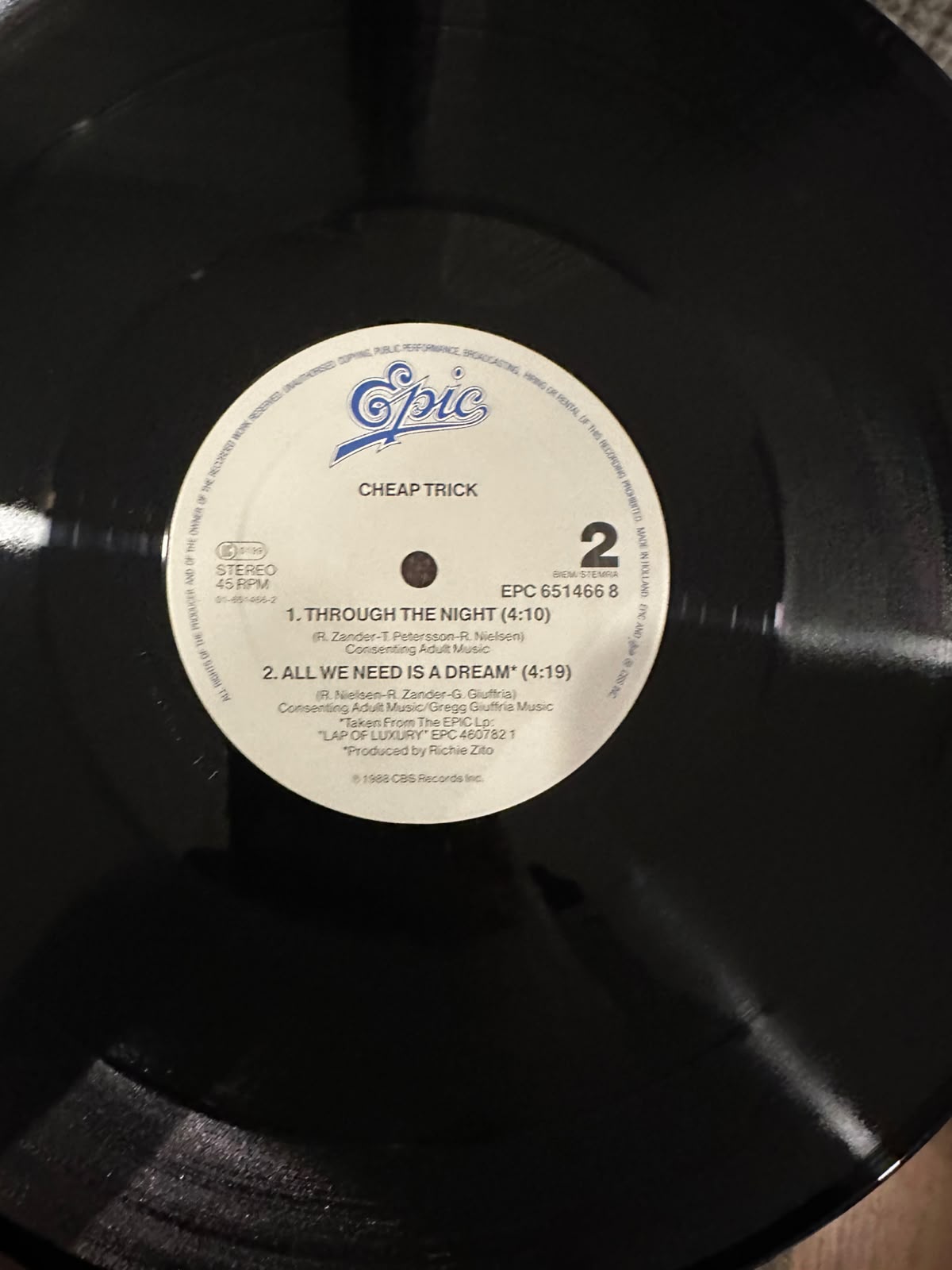 Cheap Trick – The Flame (NM, FUNDA EX) BOX24