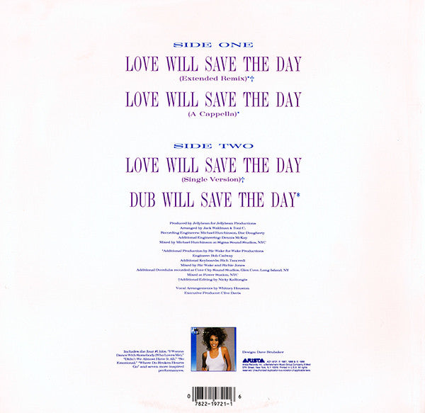 Whitney Houston – Love Will Save The Day (NM, FUNDA EX) BOX32