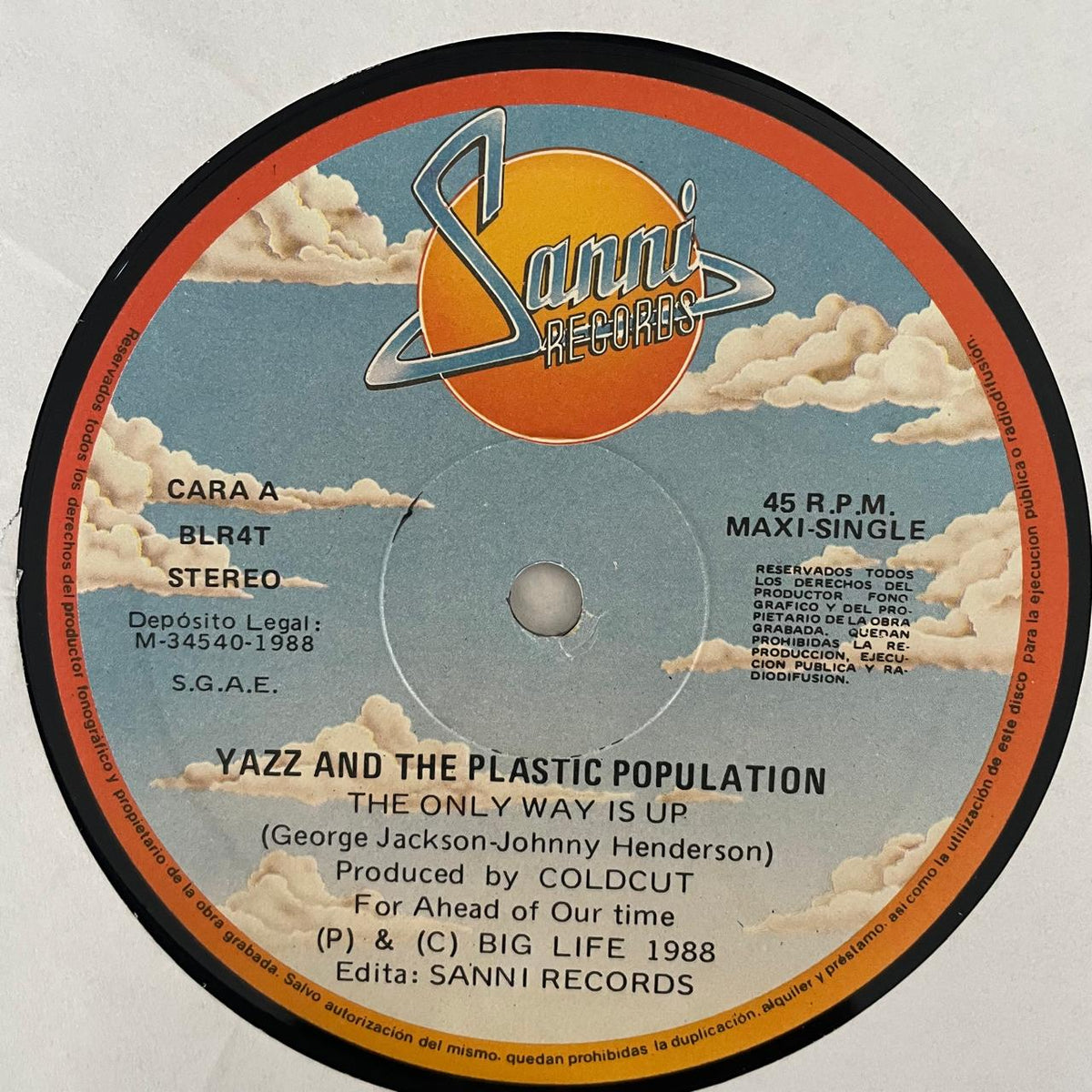 Yazz And The Plastic Population – The Only Way Is Up (VG+)  BOX16