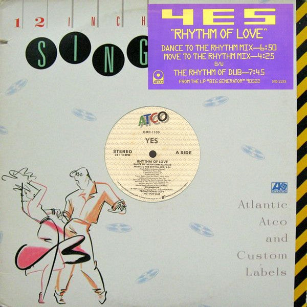 Yes – Rhythm Of Love (NM, FUNDA VG+)