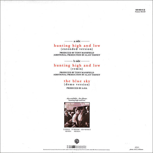 a-ha – Hunting High And Low (NM, FUNDA VG+) BOX30