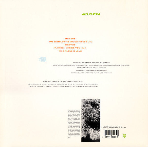 a-ha – I've Been Losing You (NM, FUNDA EX)