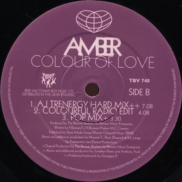 Amber – Colour Of Love (NM) BOX6