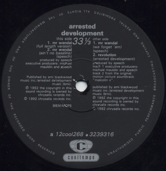 Arrested Development – Mr. Wendal (NM, FUNDA VG+) BOX7