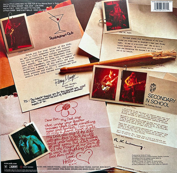 AC/DC – High Voltage - 50TH ANNIVERSARY ESPECIAL EDITION (NUEVO, SELLADO) BOXV10