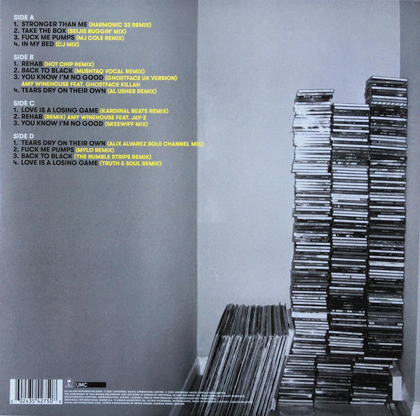 Amy Winehouse – Remixes / DISCO DOBLE (NUEVO, SELLADO) BOXV18