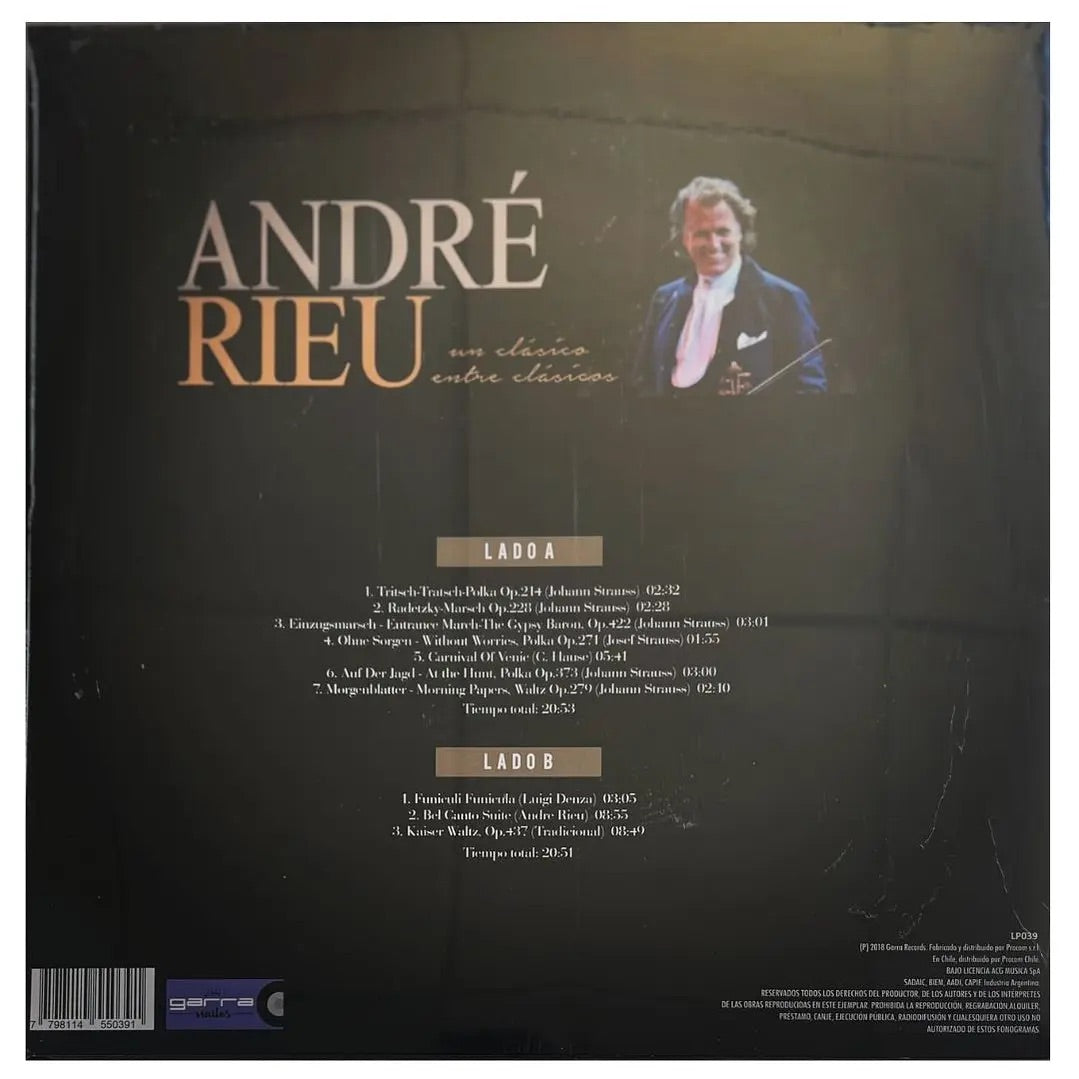 Andre Rieu – Un Clásico Entre Clásicos (NUEVO, SELLADO) BOXV7