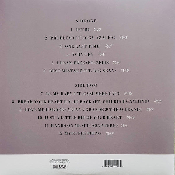 Ariana Grande – My Everything (NUEVO, SELLADO) BOXV49