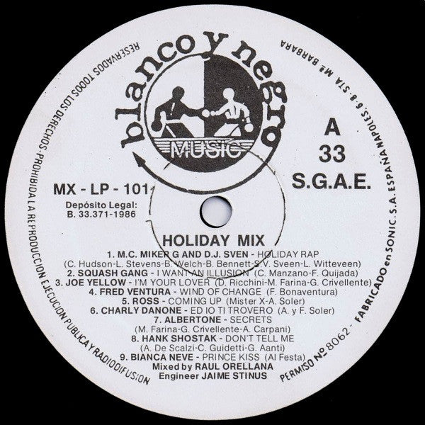 Raul Orellana – Holiday Mix (VG+) BOX30