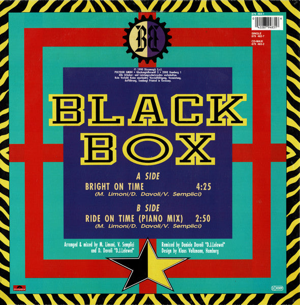Black Box – Bright On Time (NM, FUNDA VG+) BOX24