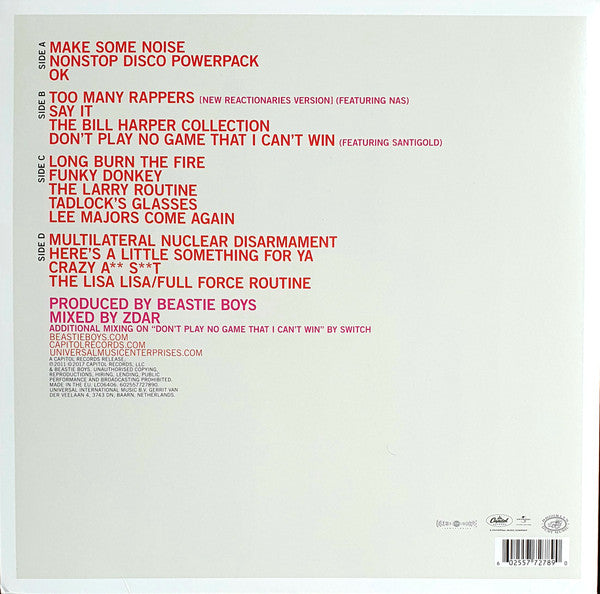 Beastie Boys – Hotsaucecommitteeparttwo / DISCO DOBLE (NUEVO, SELLADO) BOXV16