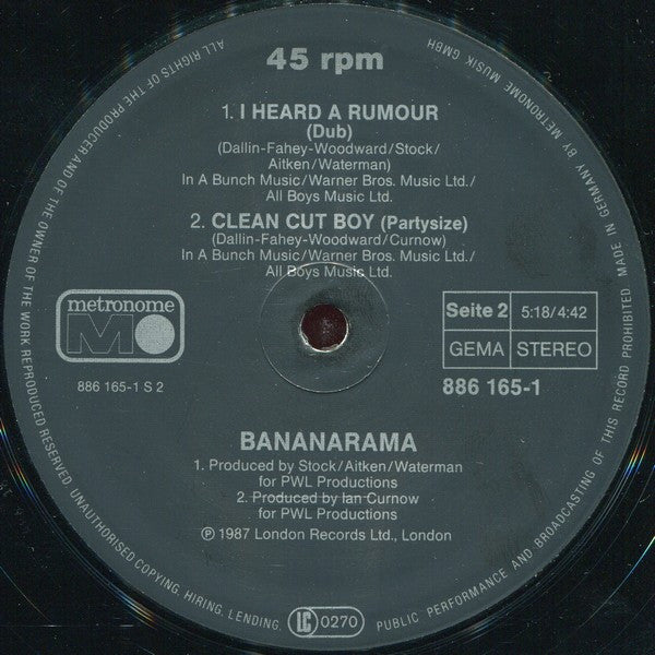Bananarama – I Heard A Rumour (MINT, NO SELLADO) BOX27