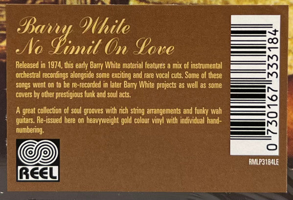 Barry White – No Limit On Love (NUEVO, SELLADO) BOXV27