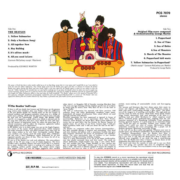 The Beatles – Yellow Submarine (NUEVO, SELLADO) BOXV6