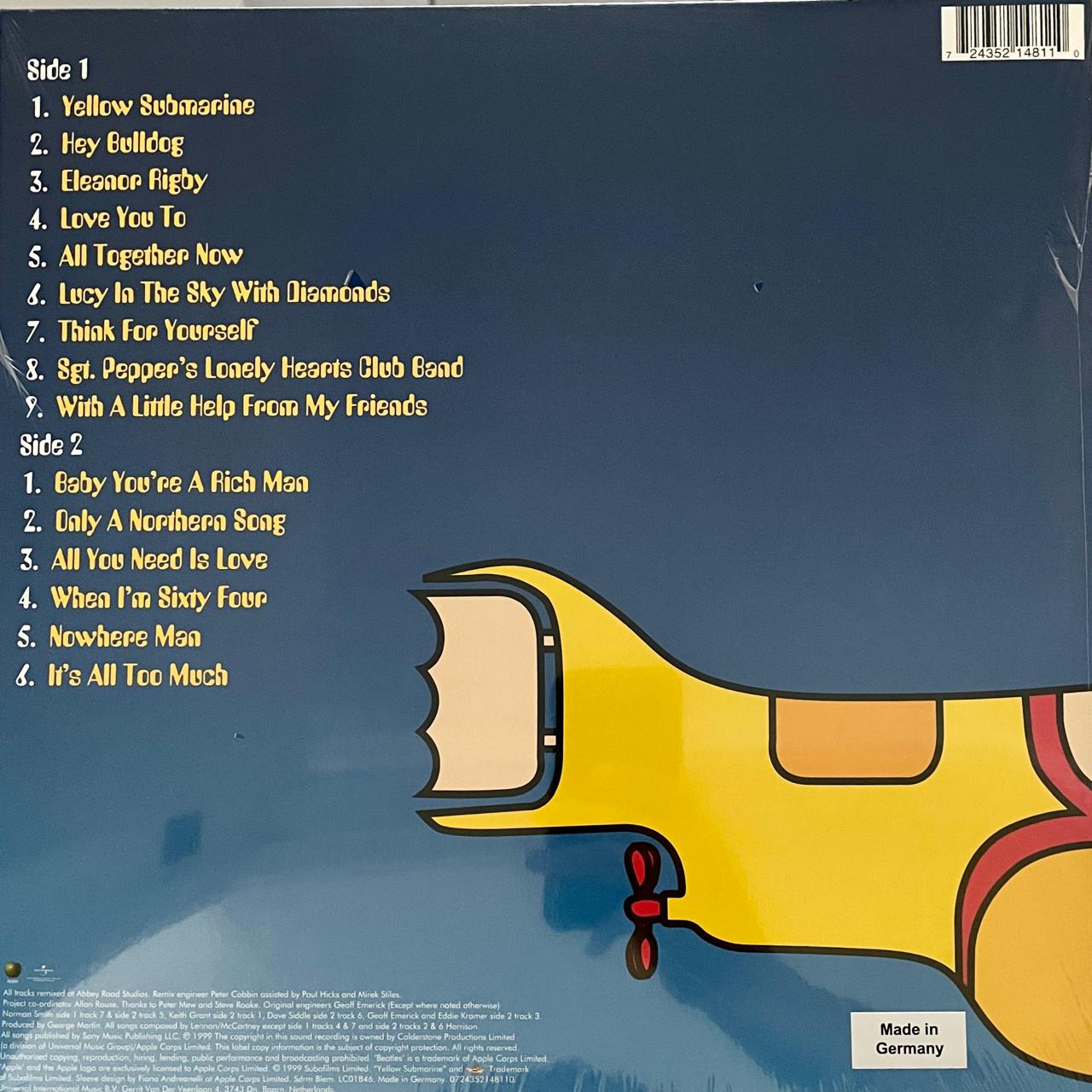 The Beatles – Yellow Submarine Songtrack (NUEVO, SELLADO) BOXV1