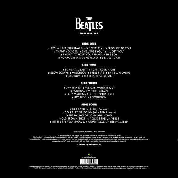 The Beatles – Past Masters / DISCO DOBLE (NUEVO, SELLADO) BOXV24