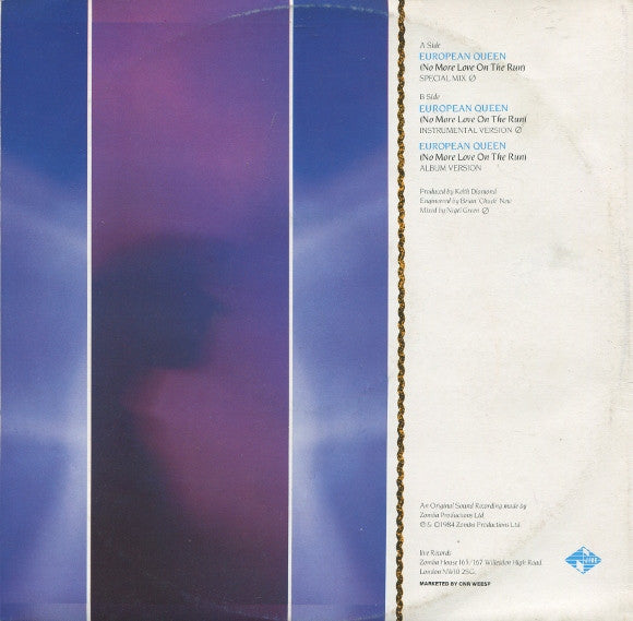 Billy Ocean – European Queen (No More Love On The Run) (NM) BOX36