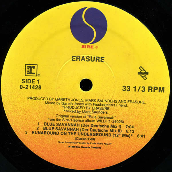Erasure – Blue Savannah (VG+) BOX12