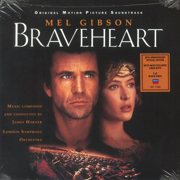 James Horner Performed By The London Symphony Orchestra – Braveheart (Original Motion Picture Soundtrack) - 30th Anniversary / SPECIAL EDITION / DISCO DOBLE (NUEVO, SELLADO) BOXV50