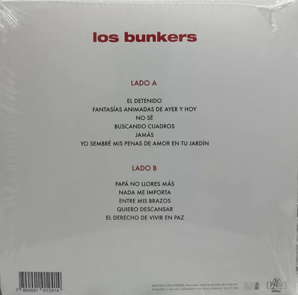 Los Bunkers – Los Bunkers (NUEVO, SELLADO) BOXV14