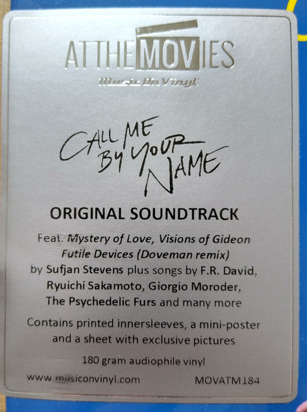 Various – Call Me By Your Name (Original Motion Picture Soundtrack) / DISCO DOBLE (NUEVO, SELLADO) BOXV32