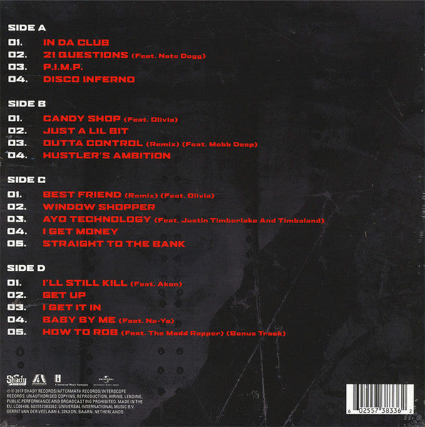 50 Cent – Best Of / DISCO DOBLE (NUEVO, SELLADO) BOXV12