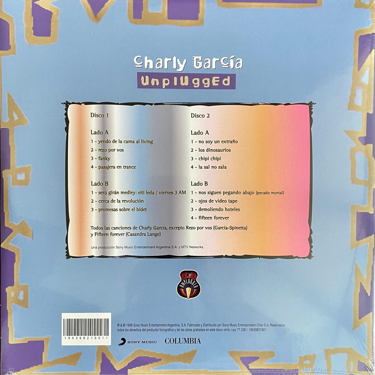 Charly García – Unplugged / DISCO DOBLE (NUEVO, SELLADO) BOXV2
