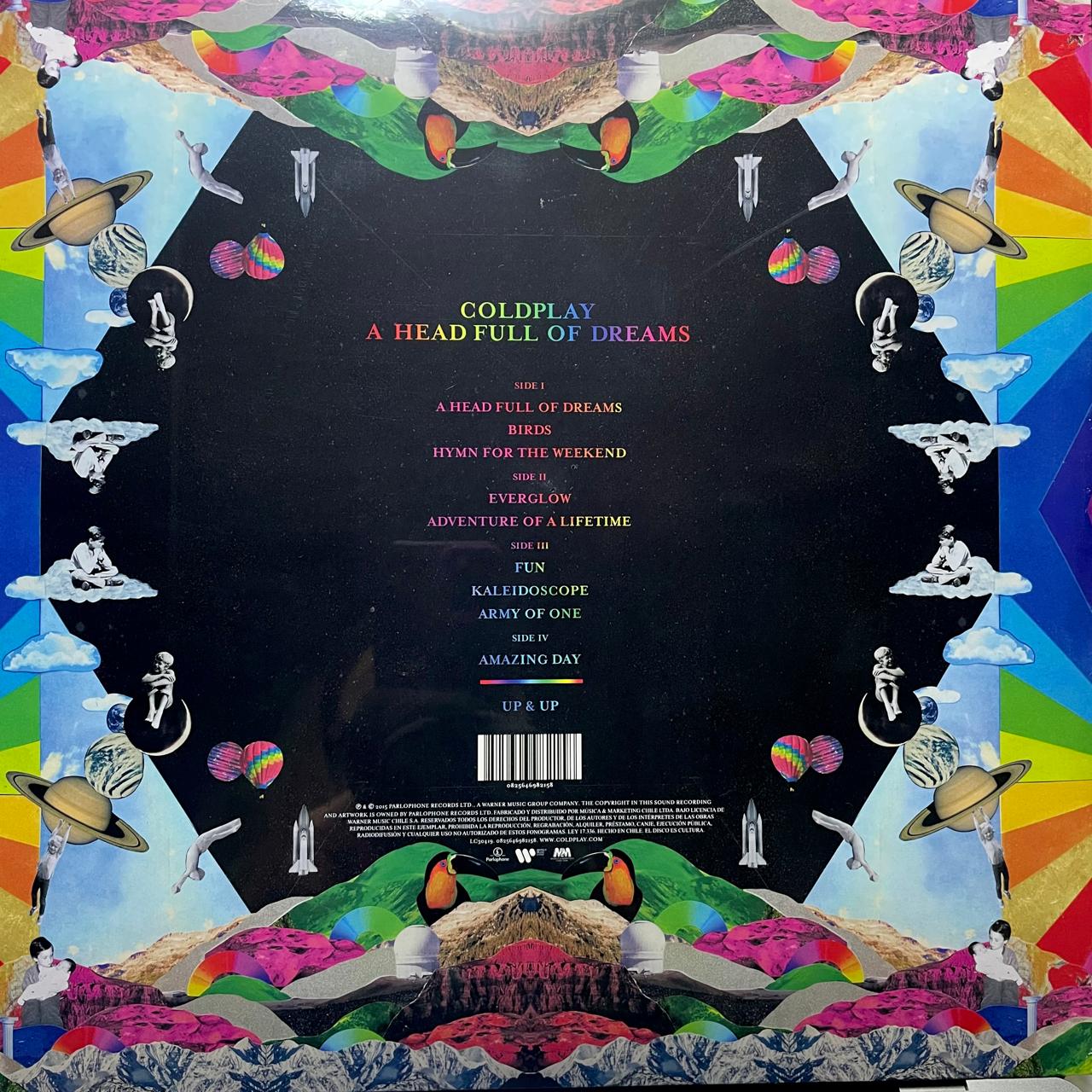 Coldplay – A Head Full Of Dreams / DISCO DOBLE (NUEVO, SELLADO) BOXV11