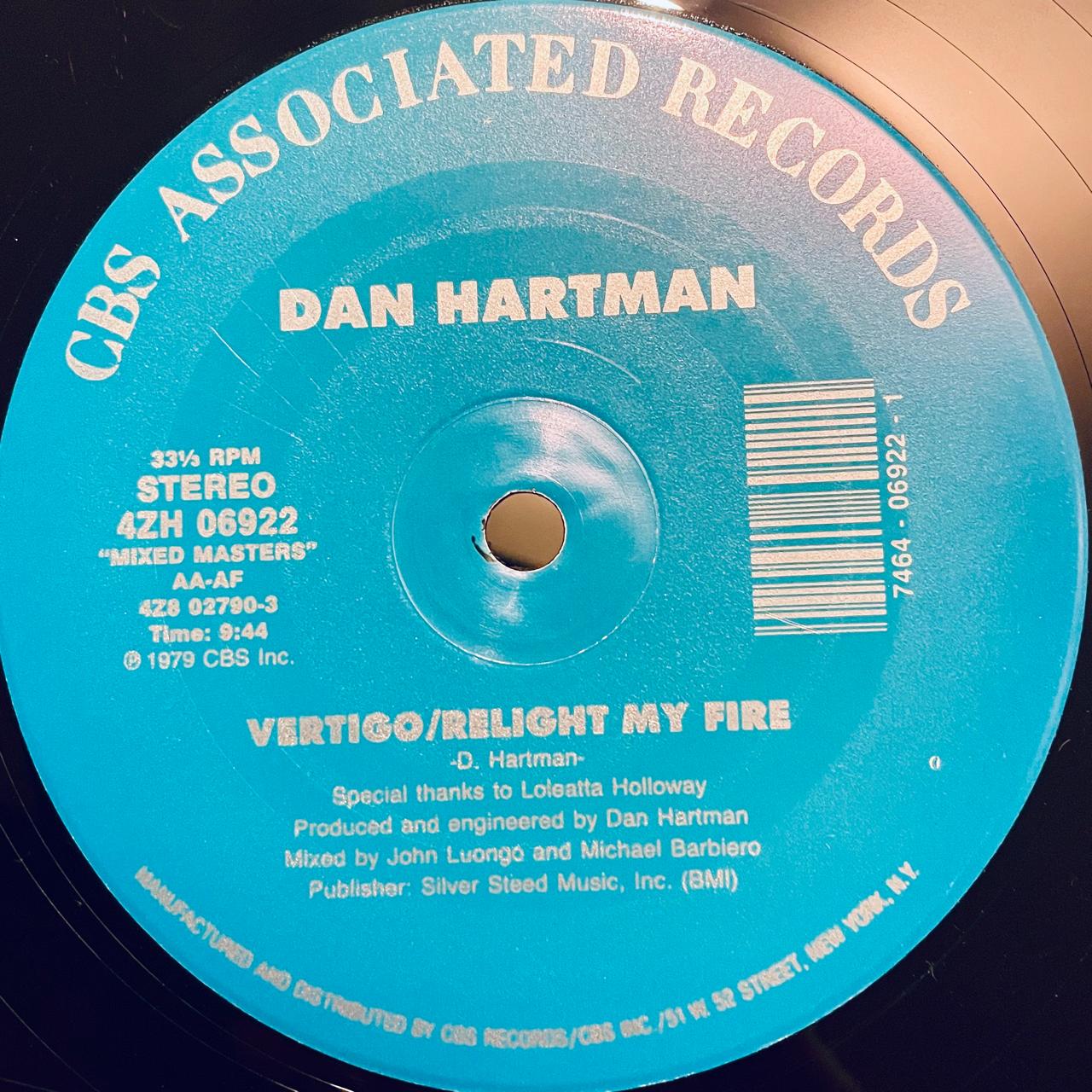 Dan Hartman – Instant Replay / Vertigo/Relight My Fire (NM) BOX18