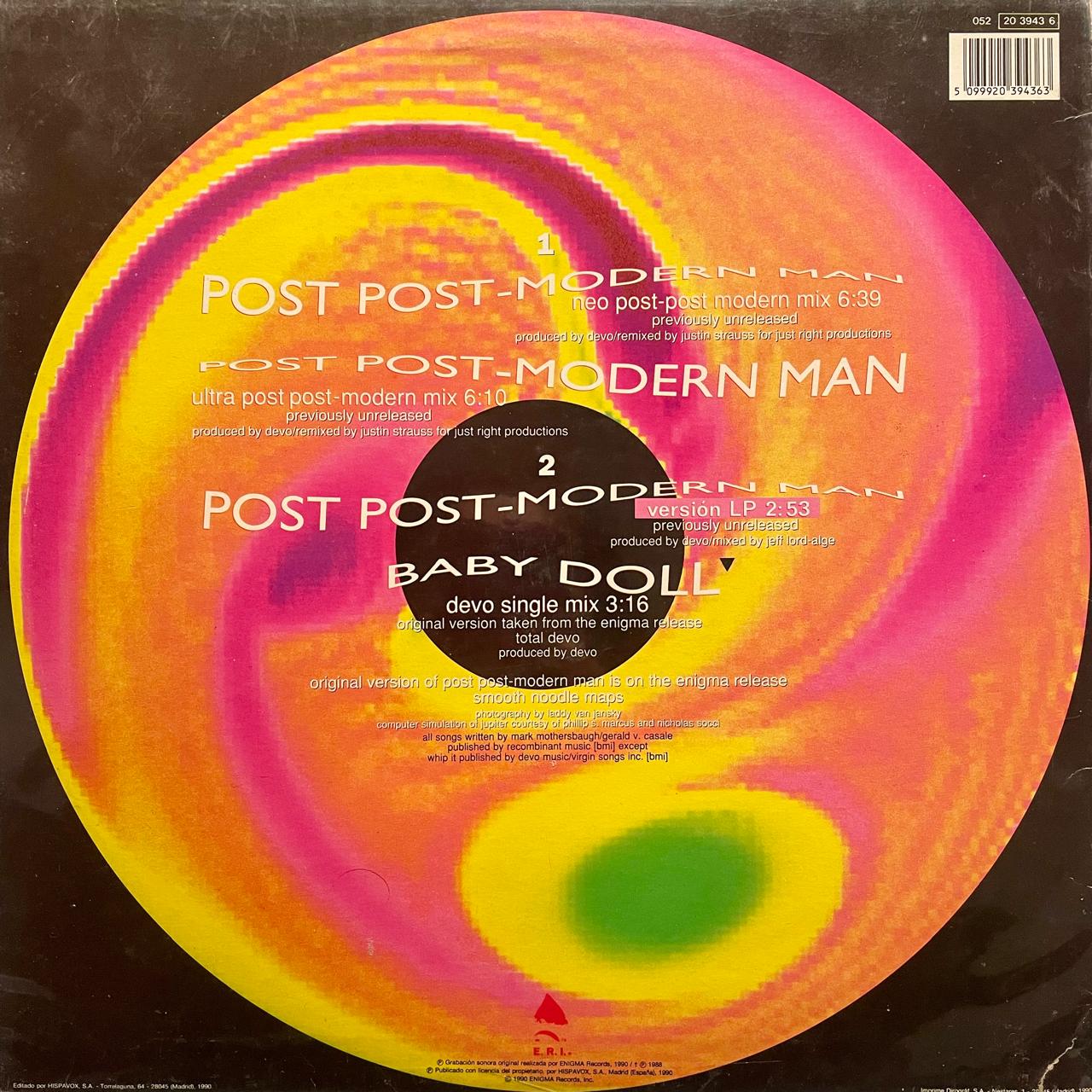 Devo – Post Post-Modern Man (VG+) BOX12