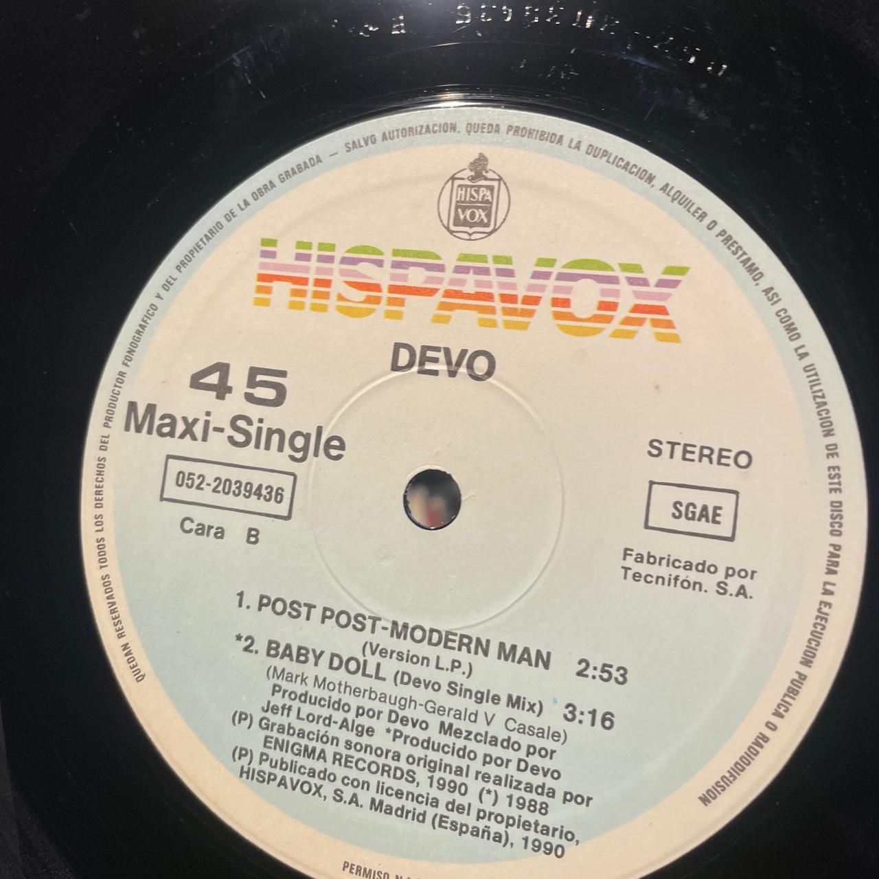 Devo – Post Post-Modern Man (VG+) BOX12