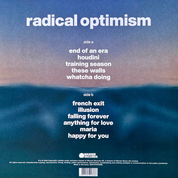 Dua Lipa – Radical Optimism (NUEVO, SELLADO) BOXV12