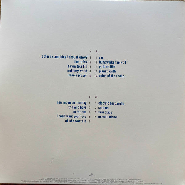 Duran Duran – Greatest - LIMITED EDITION / DISCO DOBLE (NUEVO, SELLADO) BOXV8