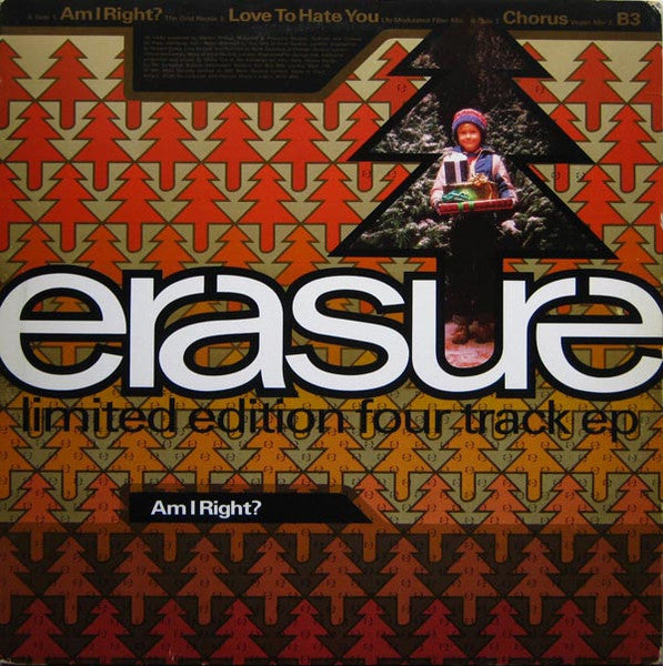 Erasure – Am I Right? (VG+, FUNDA EX) BOX12