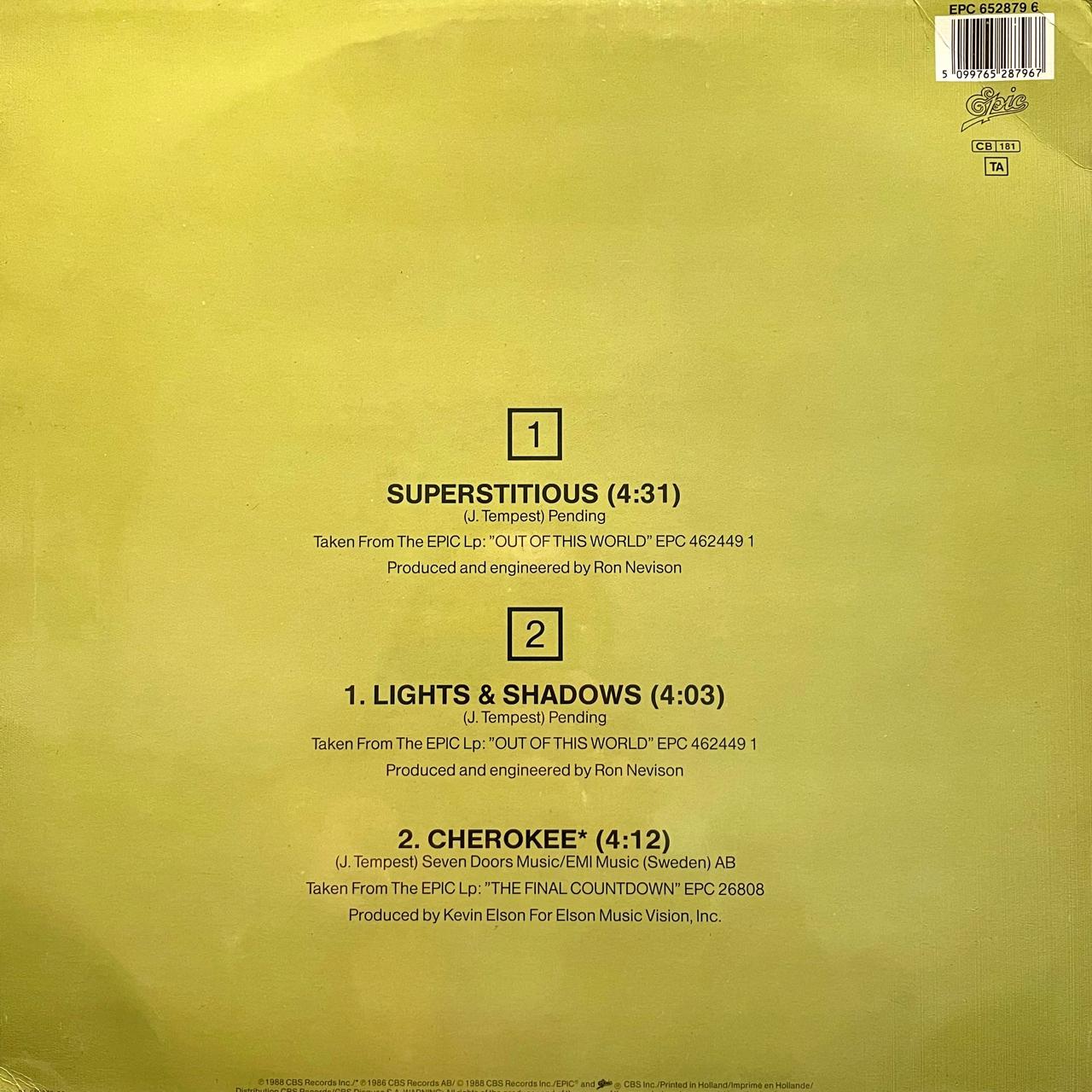Europe – Superstitious (NM, FUNDA EX) BOX25