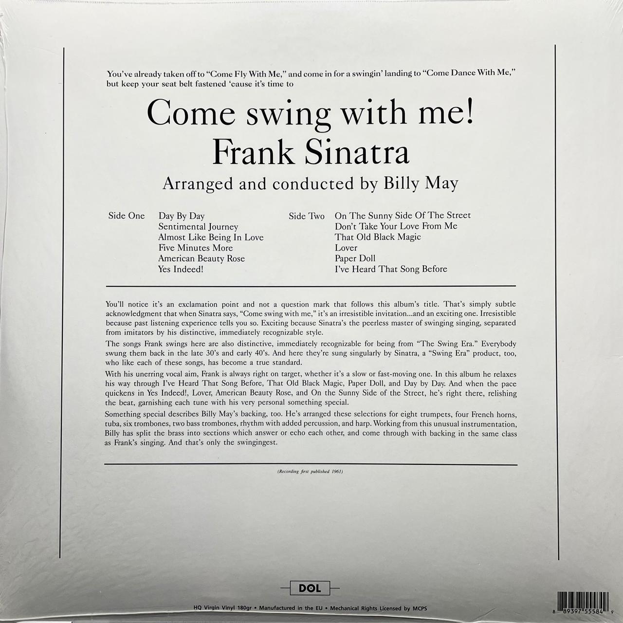 Frank Sinatra – Come Swing With Me! (NUEVO, SELLADO) BOXV19