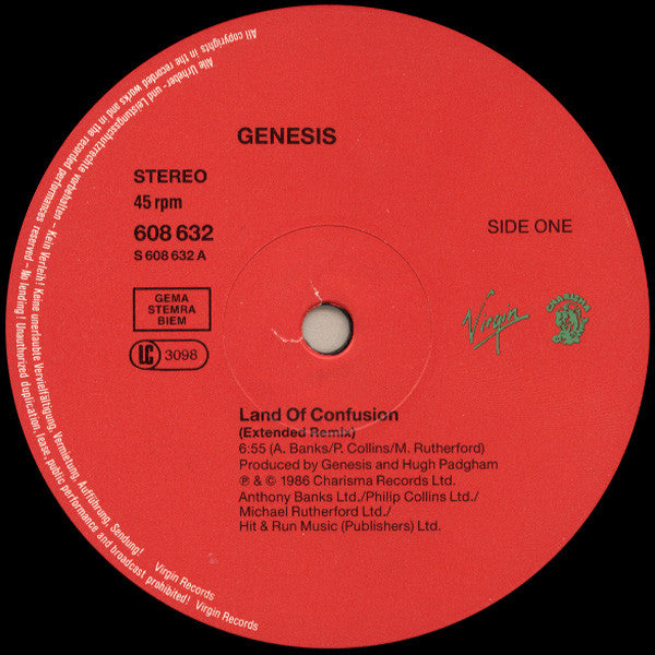 Genesis – Land Of Confusion (VG+) BOX12