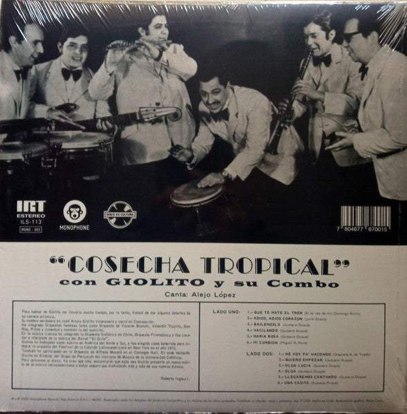 Giolito Y Su Combo – Cosecha Tropical - EDICIÓN ANIVERSARIO 50 AÑOS (NUEVO, SELLADO) BOXV9