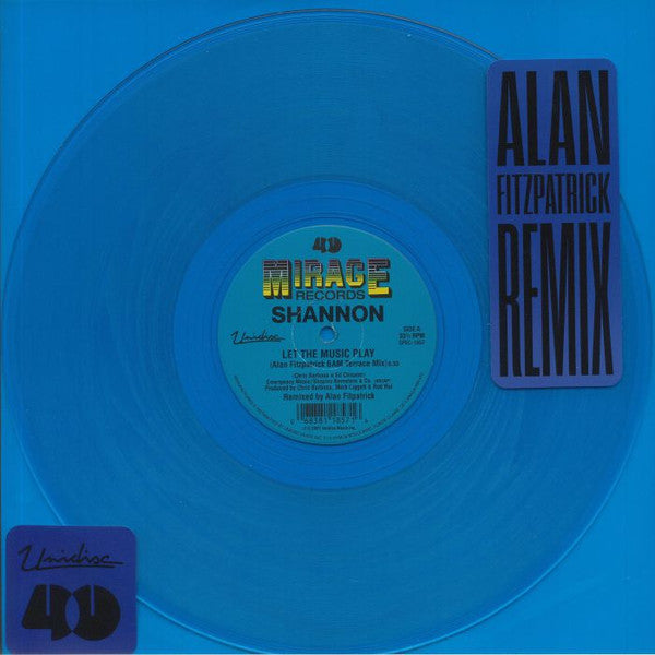 Shannon – Let The Music Play -  (Alan Fitzpatrick Remix) Let The Music Play (Original Mix) NUEVO, SELLADO