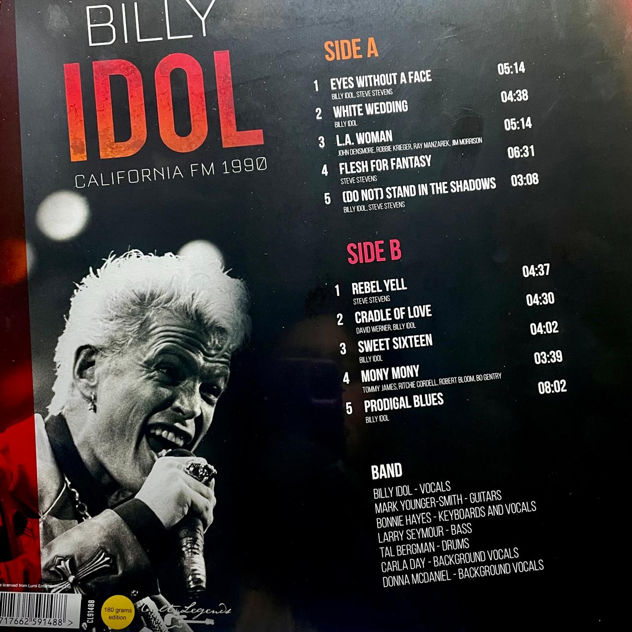 Billy Idol – California FM 1990 (NUEVO, SELLADO) BOXV11