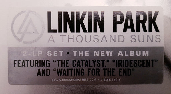 Linkin Park – A Thousand Suns / DISCO DOBLE (NUEVO, SELLADO) BOXV40