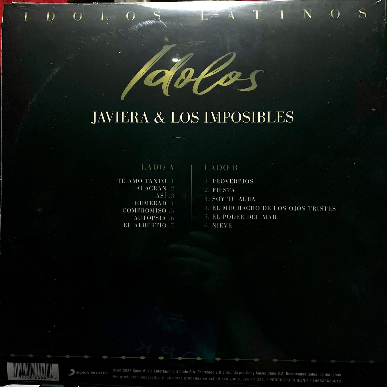 Javiera & Los Imposibles – Ídolos (Grandes Éxitos) (NUEVO, SELLADO) BOXV16