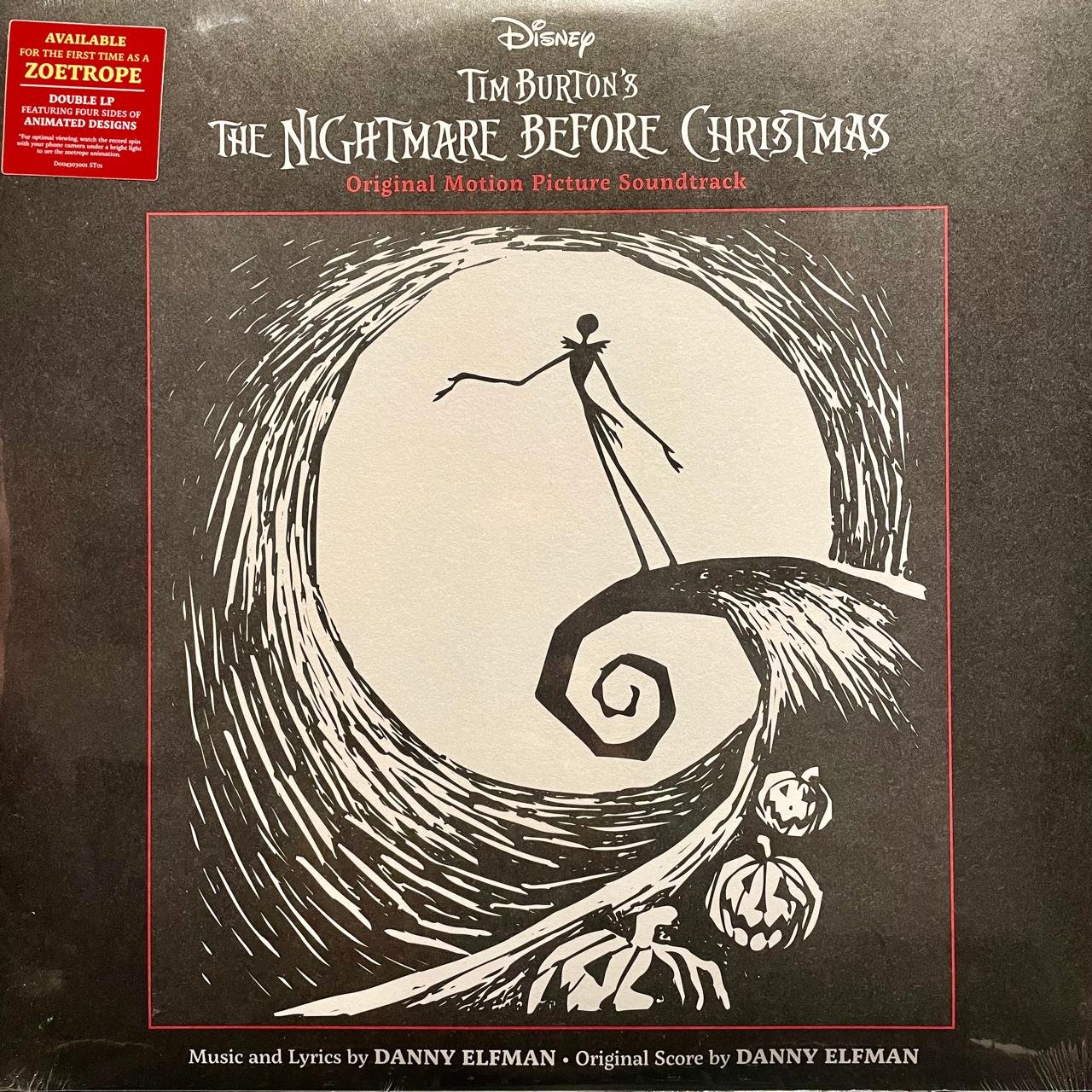Danny Elfman – Tim Burton's The Nightmare Before Christmas (Original Motion Picture Soundtrack) / DISCO DOBLE (NUEVO, SELLADO) BOXV43