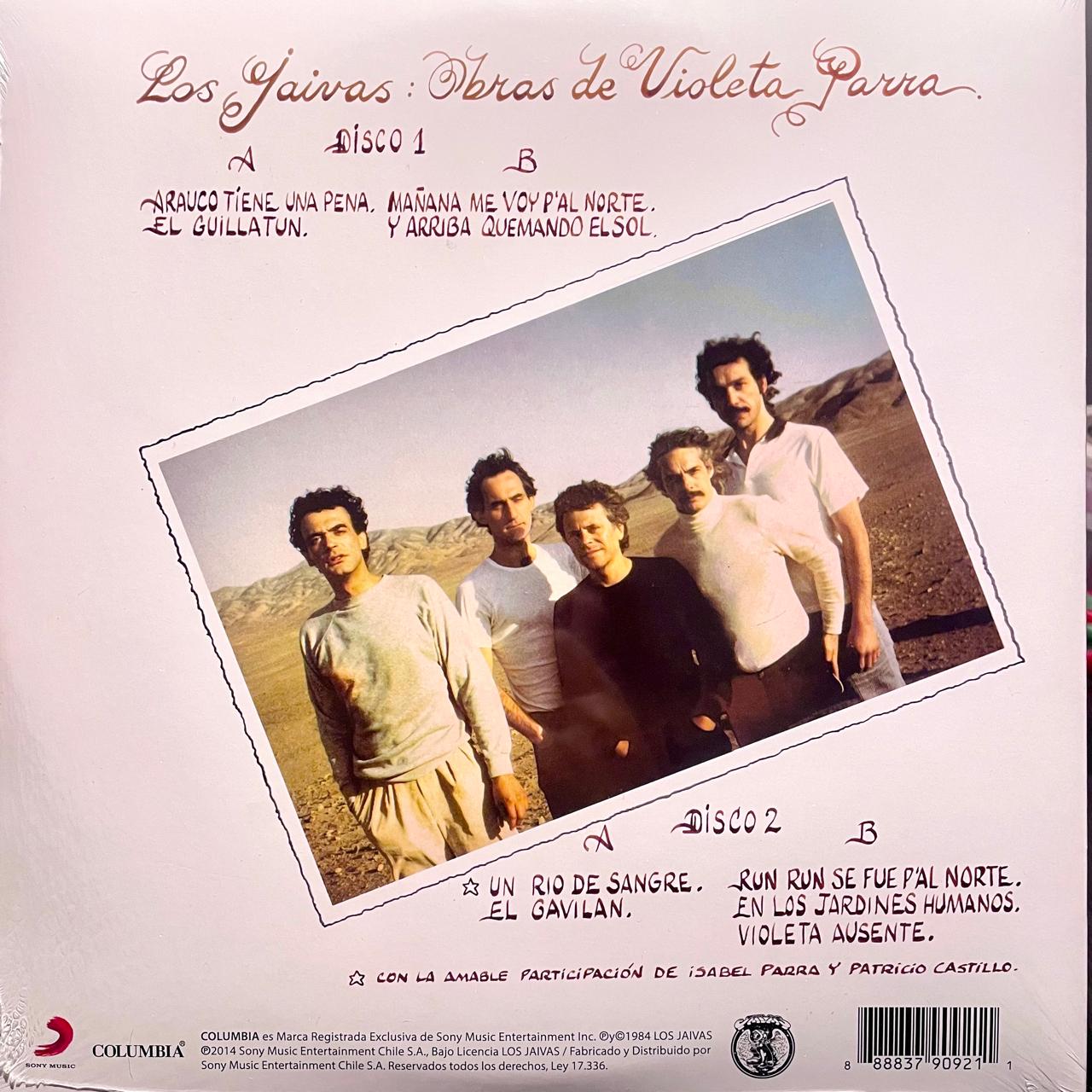 Los Jaivas – Obras De Violeta Parra / DISCO DOBLE (NUEVO, SELLADO) BOXV46