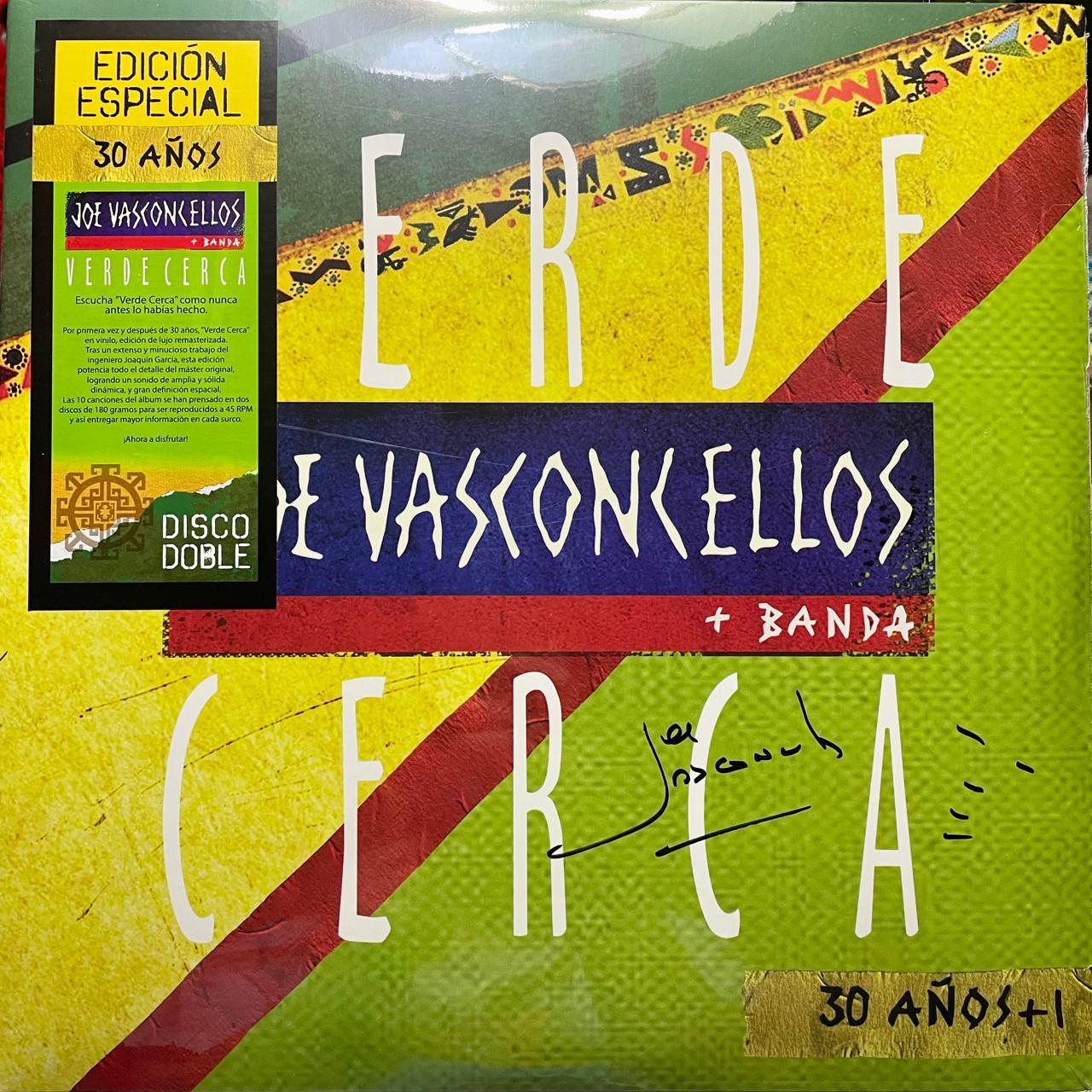Joe Vasconcellos – Verde Cerca - EDICIÓN ESPECIAL 30 AÑOS / DISCO DOBLE (NUEVO, SELLADO) BOXV14