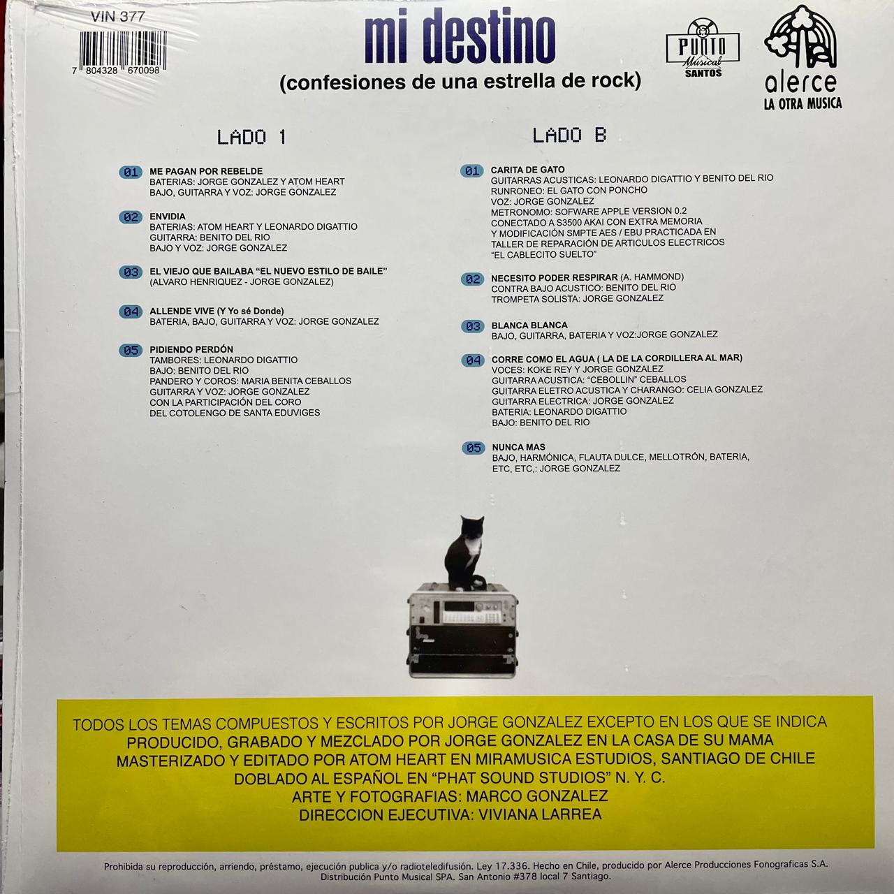 Jorge González – Mi Destino (NUEVO, SELLADO) BOXV16