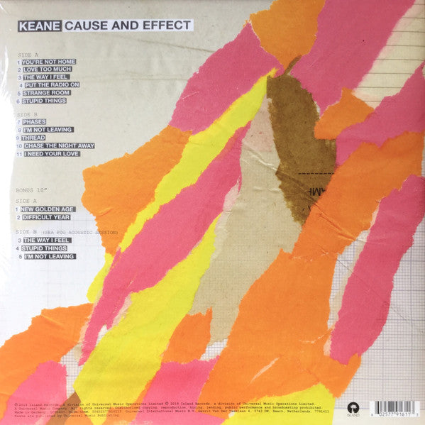 Keane – Cause And Effect / DISCO DOBLE (NUEVO, SELLADO) BOXV16