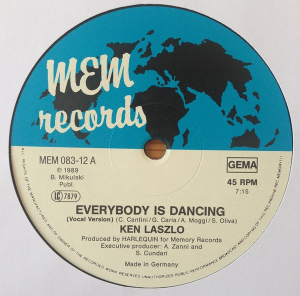Ken Laszlo – Everybody Is Dancing (EX, Funda Generic) Box38