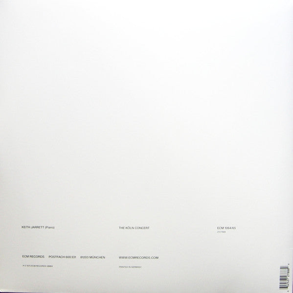 Keith Jarrett – The Köln Concert / DISCO DOBLE (NUEVO, SELLADO) BOXV15